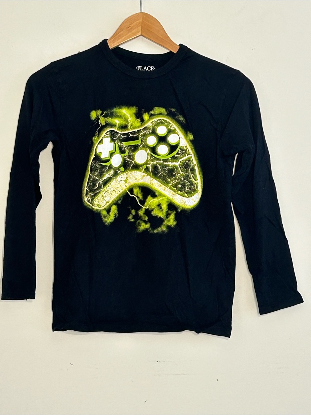 The Children’s Place Video Game Controller Long Sleeve Tee Boys L (10/12)